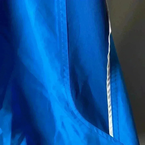 NIKE SWIM TRUNKS ELASTIC WAIST DRAWSTRING CLOSURE MESH LINED BLUE CLEAN - Picture 8 of 11